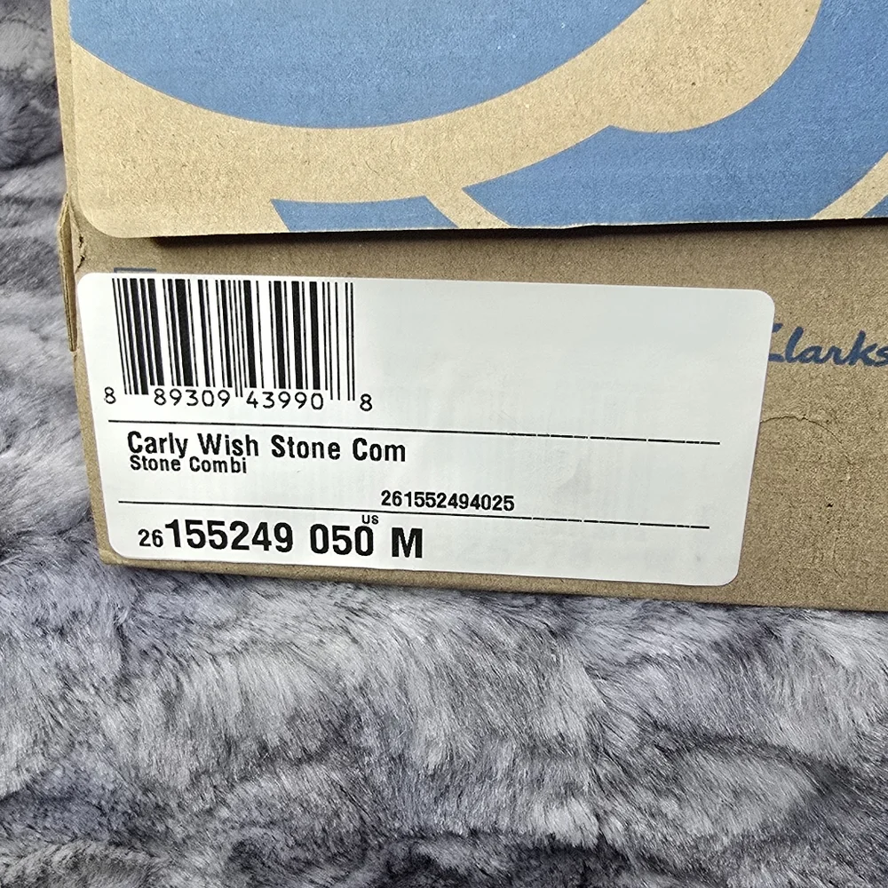 NWB Clarks Women's Cloud steppers Carly Wish Ballet Flats‎ Size 5